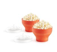 Lékué Set 2 Mini micro-ondes Pop Corn, silicone rouge