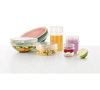 Lékué Set 6 Couvercles Extensibles de silicone transparent Multitaille