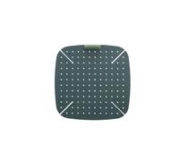 Lékué Tapis silicone cuisine pour friteuse sans huile, 22 x 22 cm, Green