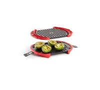 Lékué XL inox grill micro-ondes rouge noir grill poêles ustensiles de cuisine
