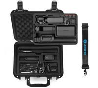 LEKUFEE Boîte Rigide étanche pour DJI Osmo Pocket 4, Osmo Pocket 3,DJI Mic 3/Mic 2/Mini/Mic,Bundle Standard, Bundle Créateur, Bundle Essentiel et Accessoires (étui Uniquement)