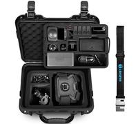Lekufee Boîtier Rigide Étanche pour DJI Osmo 360, Caméra d’Action, Combo, Batterie (7 pièces), DJI Mic 3/2/Mini, Boîtier de Recharge, et Autres Accessoires (Coque Seulement)