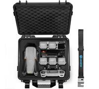 LEKUFEE Étui de Transport étanche pour Drone DJI Air 3S/Bundle Fly More/télécommande RC N3/N2 2 et Accessoires (Boîte Uniquement)