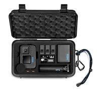 LEKUFEE Étui Rigide étanche de Voyage pour GoPro Hero 13 Black,Gopro Hero 12/11 /10/9, Hero 4K, Media Mod et Autres Accessoires (étui et Sac Uniquement)