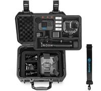 Lekufee Étui Rigide étanche pour Gopro Hero 13/12/11/10/9/8, Mission 1 Pro,LIT Hero, Hero 4K, Creator Edition,Caméra d'action étanche et Accessoires (boîtier Uniquement)