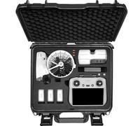 LEKUFEE Mallette Rigide Étanche Portable pour DJI Flip (RC N3), Fly More Combo,DJI RC 2/N2, Batteries (8 pièces), Hub de Charge et Autres Accessoires (Mallette Seulement)