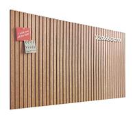 LeKuni Grand tableau feutrine pour Bureau 120x60 cm, Lot de 8 panneaux Muraux en feutre avec autocollante et punaises, tableau photo/memo/affichage pour école, maison, cuisine -Cuivre