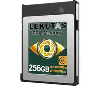 LEKUTAS CFexpress Carte mémoire type B 256 Go, R1400 Mo/s W800 Mo/s CFX xqd cartes type B pour appareils photo 8K RAW, compatible avec Nikon Z6/Z7/D6, Canon EOS-1DXMark III/EOS-R5, Panasonic S1/S1R,