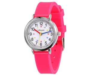 Lekwaiin Montre Enfant, Analogique Quartz Éducative Montre pour Fille Garçon 4-12 Ans Cadeau avec 12 et 24 Heures