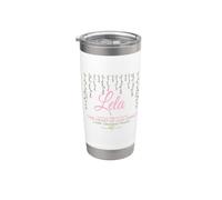 Lela Floral, belle grand-mère Gobelet isotherme en acier inoxydable double paroi