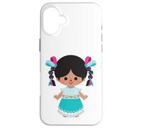 Lele Doll, Marìa Doll, Adelitas. 100% Mexican Handmade Otomi Coque pour iPhone 16 Plus