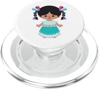 Lele Doll, Marìa Doll, Adelitas. 100% Mexican Handmade Otomi PopSockets PopGrip pour MagSafe