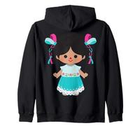 Lele Doll, Marìa Doll, Adelitas. 100% Mexican Handmade Otomi Sweat à Capuche