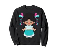 Lele Doll, Marìa Doll, Adelitas. 100% Mexican Handmade Otomi Sweatshirt
