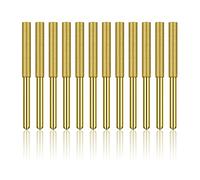 LELE LIFE 12 Pcs Diamant Affûteur de Tronçonneuse, Haute Dureté Titane Plaqué Burr Meule Meule, Affûteur de Tronçonneuse Pierre Bits, 5/32in 4mm
