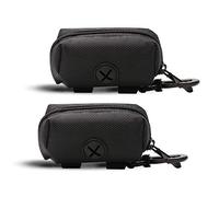 LELE LIFE 2pcs Distributeur de Sacs à Déjections Canines, Distributeur Sac a Crottes Chien, Distributeur de Sacs à Déchets pour Chiens Distributeur de Sacs Ramasse-Crottes pour Chiens, Noir