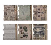 LELE LIFE Lot de 150 papiers de Scrapbooking Vintage 17 x 12 cm, Fournitures de Scrapbooking esthétiques et décoratives pour Scrapbooking, journalisation, Collage éphémère, matériel Artisanal de déco