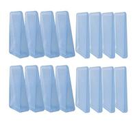 LELE LIFE Lot de 16 Cales pour meubles, Cales de Meuble, 2 hauteurs, flexibles et fermes, cales de table, Cales de Armoire, Coins de Réglage, cales de nivellement pour meubles, 8 grands et 8 petits