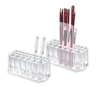 LELE LIFE Lot de 2 supports de rangement à 26 emplacements pour pinceaux de maquillage, cosmétiques, sourcils, crayons à lèvres, crayons et crayons de bureau