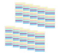 LELE LIFE Lot de 3 000 onglets adhésifs ultra fins pour surligner, petits textes, marque-pages colorés, onglets d'index adhésifs transparents, onglets d'annotation, onglets de livre, macaron