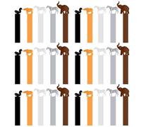 LELE LIFE Lot de 30 marque-pages pour la lecture, marque-pages 3D en forme d'animal mignon pour les amateurs de livres, marque-pages amusants et uniques en vrac pour femmes et hommes