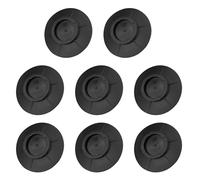 LELE LIFE Lot de 8 ventouses anti-vibrations pour machine à laver, tapis anti-vibration, support de pied pour machine à laver, arrêt des vibrations et du bruit