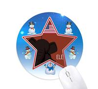 l'élection de republician éléphant monte le drapeau bonhomme de neige, tapis de souris série star mat