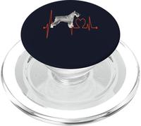 L'électrocardiogramme Standard pour Chien Schnauzer est Mon Cardio-vasculaire PopSockets PopGrip pour MagSafe