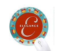 l'élégance éléphant lettres tapis de souris souris ronds cadeaux de noël