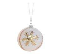 L'élégant et texturé blanc floqué alphabet Noël style infini pour votre fête de Noël alors profitez de la chaude saison des fêtes ! Dvj590 (C, 6 cm)