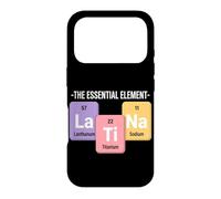 L'élément Essentiel LAN Ti Na Tableau périodique Chimie Coque pour iPhone 17 Pro