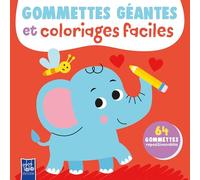 L'éléphant - Gommettes géantes