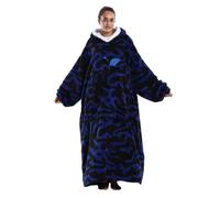 Leleyouzer Couverture à Porter Femme Polaire, Plaid à Capuche Léopard Hiver | Flanelle douce oversize, extra longue, capuche et grande poche, lavable en machine, hiver cocooning, cadeau femme