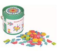 Lelin L10263 Lot de 250 pièces de mosaïque en Bois Jouet de développement Classique