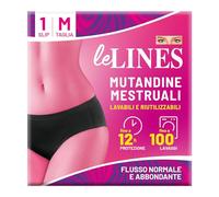 LeLines, Culotte menstruelle lavable et réutilisable, jusqu'à 12 heures de protection, taille M