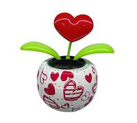 Leling Fleur Dansante Solaire - Nouveau Jouet Fleur Danse À Énergie Solaire Mo, Cadeaux Décoration Solaire pour Bureau, Voiture, Tableau Bord