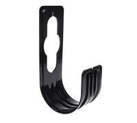 Leling Support de Tuyau d'Arrosage - Cintre Extensible et Flexible avec Crochet d'Organisateur pour Jardin Extérieur Noir