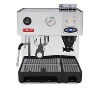 Lelit Anita Machine à Café - Avec Mousseur à Lait, Moulin à Café Intégré & Contrôle de Température PID - PL042TEMD - Acier Inoxydable Poli - Argent
