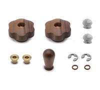 LELIT Marax Upgrade Kit - pour Machines à Café Mara & MaraX - Boutons de Vapeur d'eau & Levier - PLA2200 Bois de Noyer