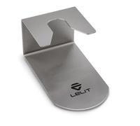 Lelit Station de Tamping de Café avec Une Base en Matériau Antidérapant - Acier Inoxydable - PLA4000 - Argent