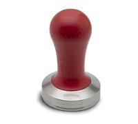 Lelit Tamper PLA481R pour Filtre Lelit58 avec Poignée Bois Rouge Argent/Rouge