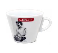 Lelit Tasses à Capuccino en Porcelaine avec Soucoupe - PL302-6 Pièces - Blanc