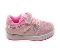 Lelli Kelly Bangs Mix LKAL8071 Chaussure avec lumières Couleur Rose Glittered avec Gadget en Hommage, Rose pailleté, 26 EU