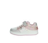 Lelli Kelly Baskets pour fille bangs Mix LKAL8054 Blanc Argent 26 EU, Blanc et argenté., 31 EU