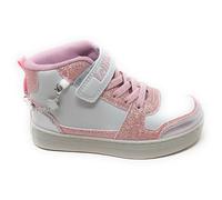 Lelli Kelly Bijou Chaussure Mid Gris Rose avec Paillettes et Bracelet détachable LKAA4012 avec Gadget Hommage, Gris et rose, 32 EU