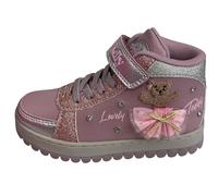 Lelli Kelly Chaussure Mid Mille Étoiles Dance Ours Tutu Interchangeable LKAA5210 avec Jingle et lumières, Rose poudré, 27 EU