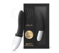 LELO BILLY 2 Stimulateur de Prostate, Plug Homme Doté de 8 Modes de Plaisir, Plug pour Homme Doux et Rechargeable, Plug Anal Homme, Plug Anal Vibrant, Stimulateur de Prostate, Black