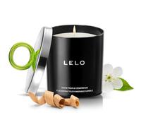 LELO Bougie de Massage Flickering Touch, Fond en une Huile de Massage, Bougie Parfumée, Huile de Massage Corporel, Luxueux Traitement de la Peau, Parfum Poire & Bois de Cèdre