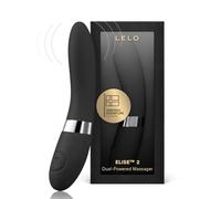 LELO ELISE 2 - Vibromasseur Personnel, Sextoy Doté d’un Double Moteur pour une Stimulation Plus Forte et un Massage Sensuel, Black