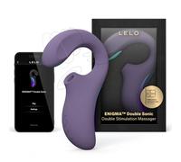 LELO ENIGMA Double Sonic Vibromasseur pour Femme à Stimulation Triple avec Appli Bluetooth, Stimulateur Point G pour Femme avec 8 Modes de Plaisir et 2 Modes Supplémentaires, Sextoy Rabbit, Purple